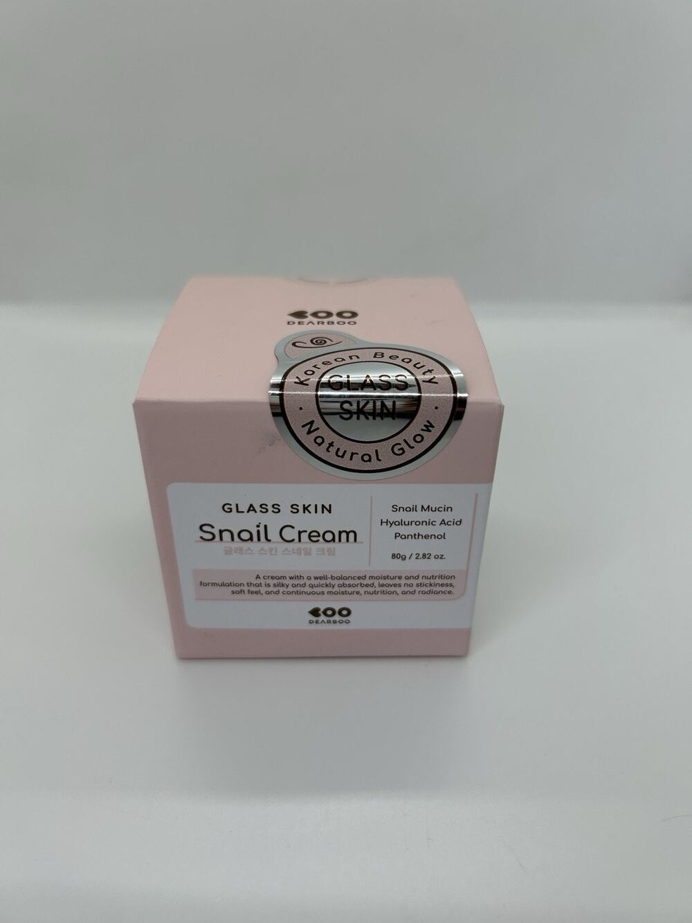 Korean Dearboo Glass Skin Snail Cream 2.82oz K Beauty Luminous Skin